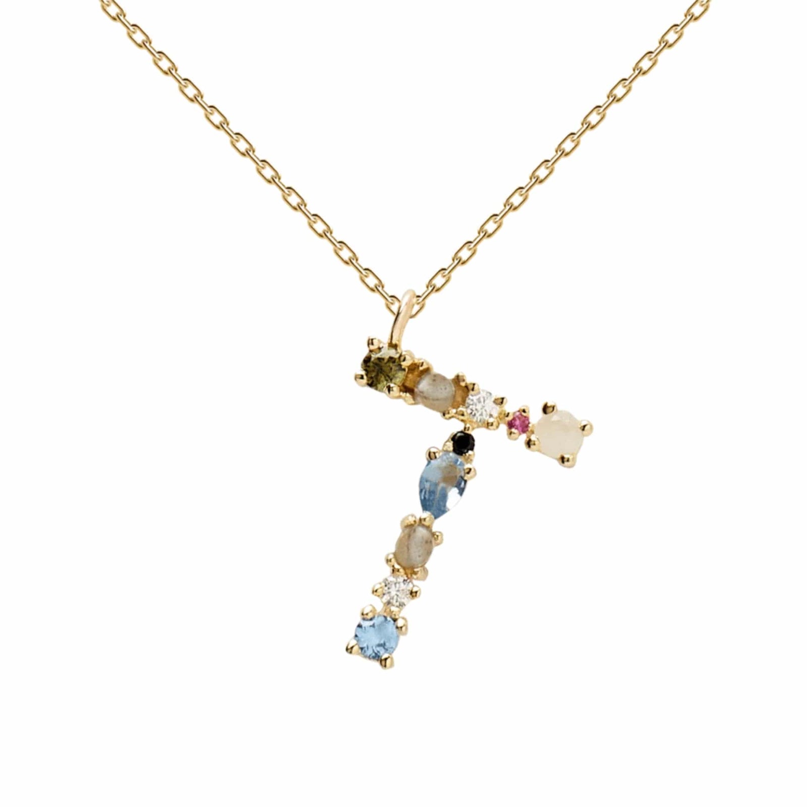 CO01-115-U PDP IAM T GOLD NECKLACE