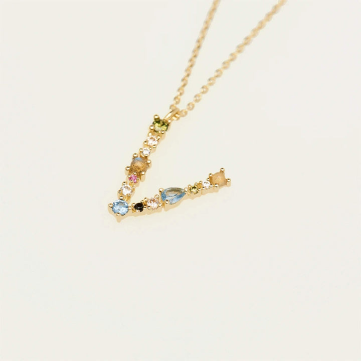 CO01-117-U PDP IAM V GOLD NECKLACE