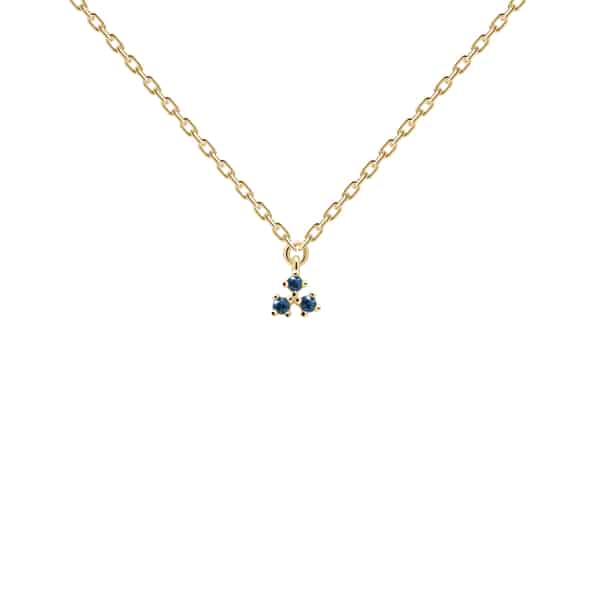 CO01-161-U BLOSSOM DAISY GOLD NECKLACE