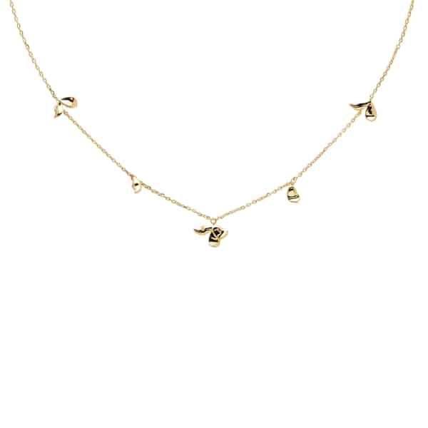 CO01-163-U BLOSSOM JASMINE GOLD NECKLACE