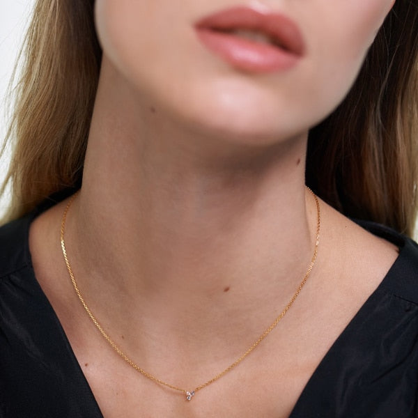 CO01-176-U ATELIER MIDNIGHT BLUE GOLD NECKLACE