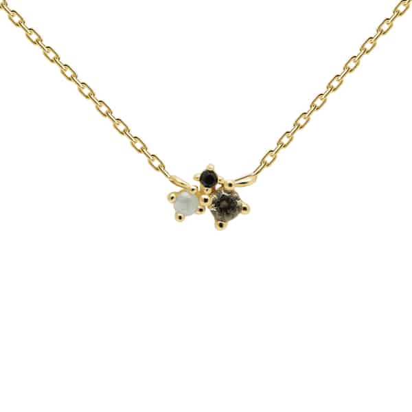 CO01-177-U ATELIER LIME BLUCH GOLD NECKLACE