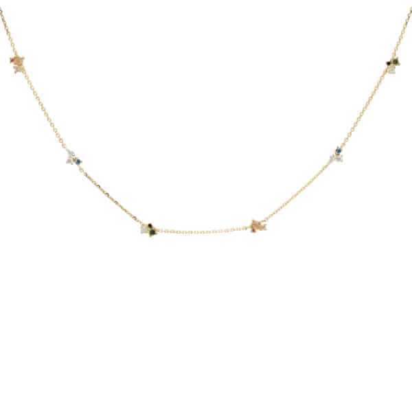 CO01-179-U ATELIER LA PALETTE GOLD NECKLACE