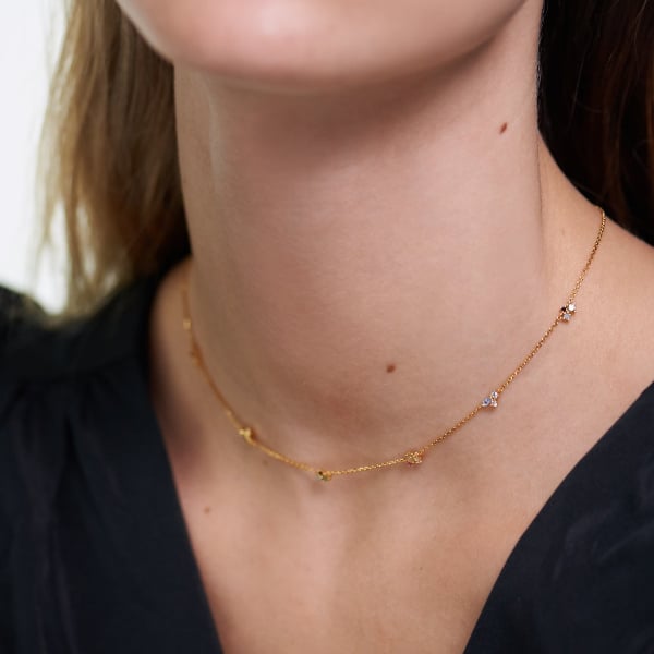 CO01-179-U ATELIER LA PALETTE GOLD NECKLACE