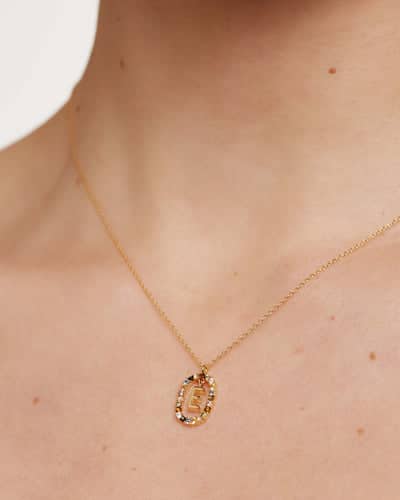 co01-264-u Co Letter E gold