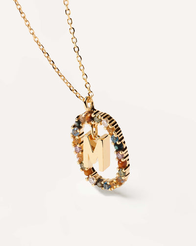 Co Letter M gold