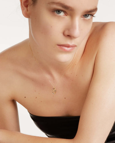 Co Letter N gold