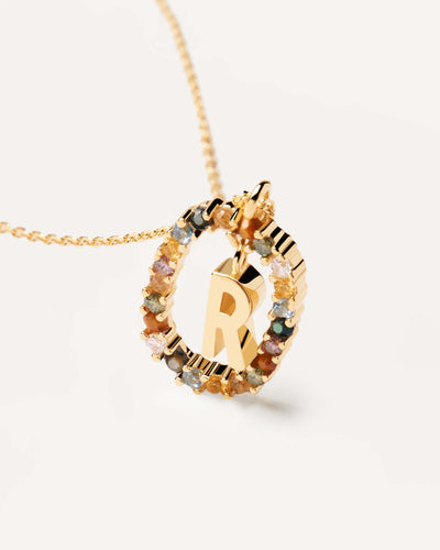 Co Letter R Gold