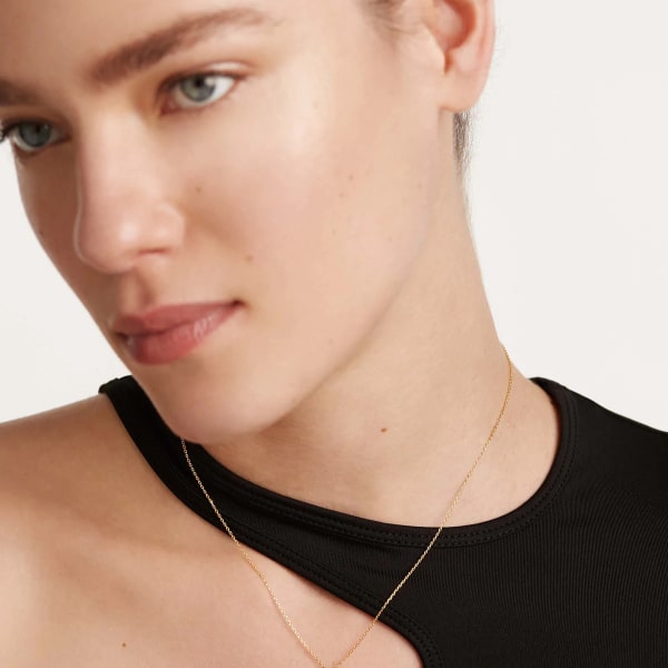 co01-279-u Letter T Gold Necklace