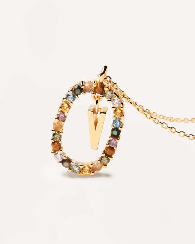 Co Letter V Gold