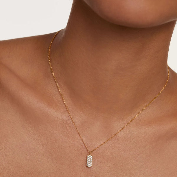 co01-483-u Icy Gold Necklace