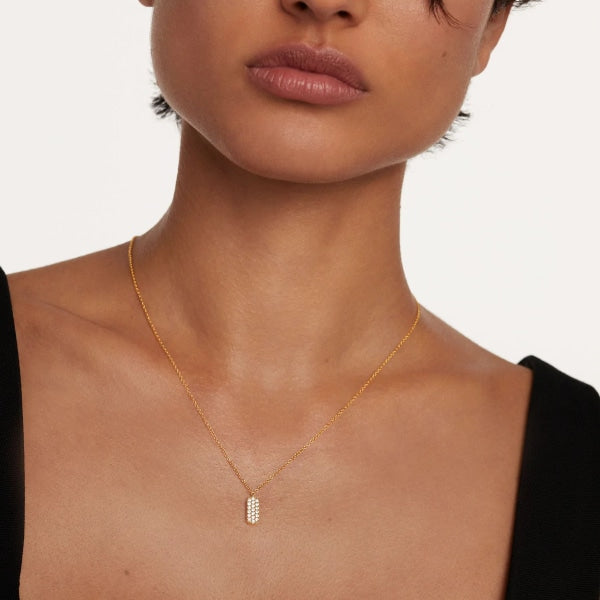 co01-483-u Icy Gold Necklace