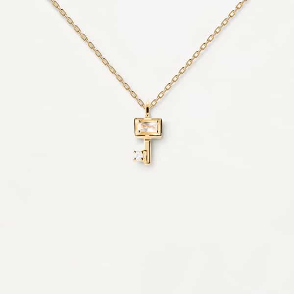 co01-486-u Key gold Necklace