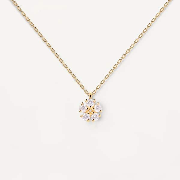 co01-498-u Daisy Gold Necklace
