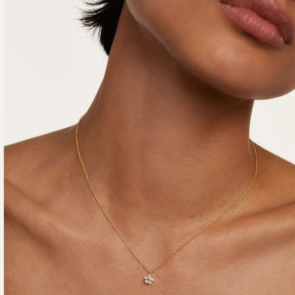 co01-498-u Daisy Gold Necklace