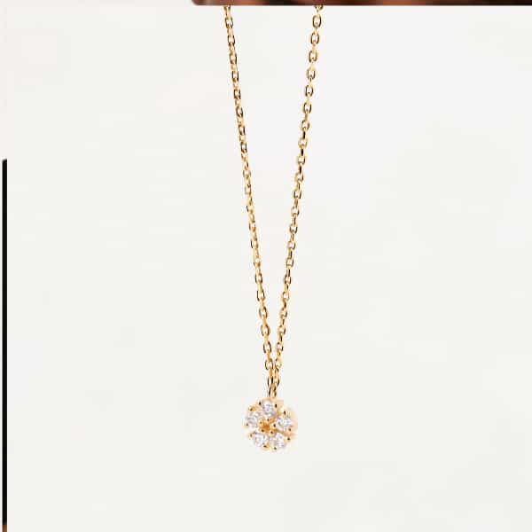 co01-498-u Daisy Gold Necklace