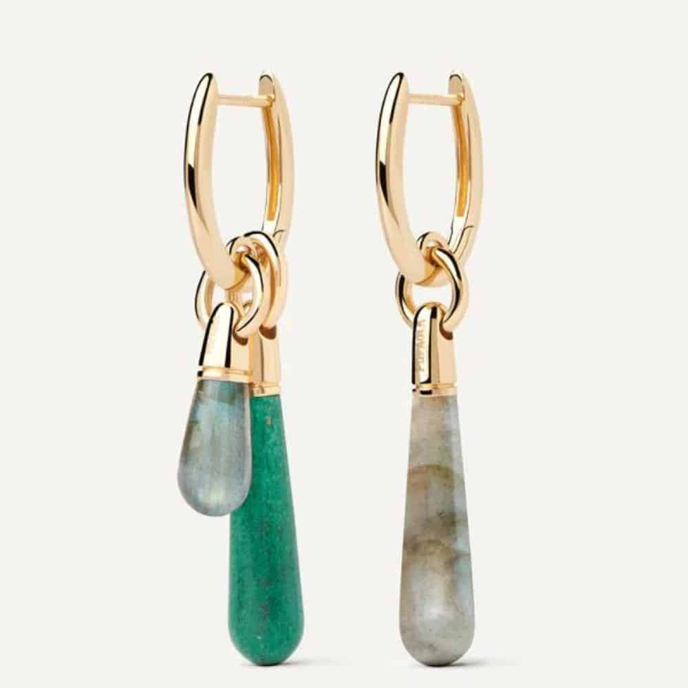co01-786-u large drop green aventurine pendant