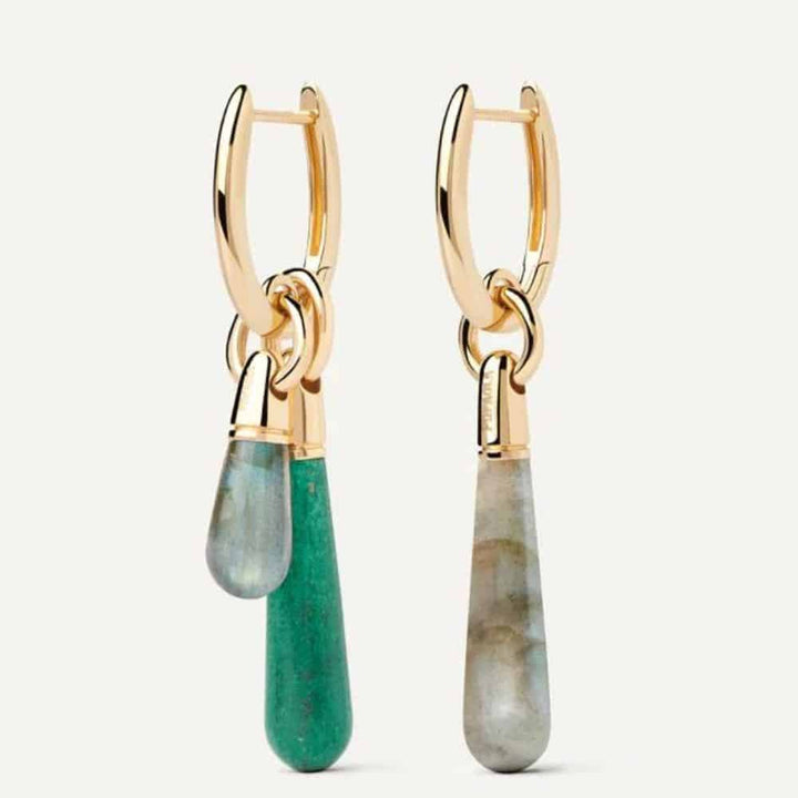 co01-786-u large drop green aventurine pendant