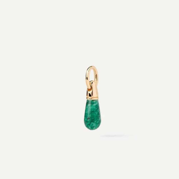 co01-791-u green aventurine drop pendant