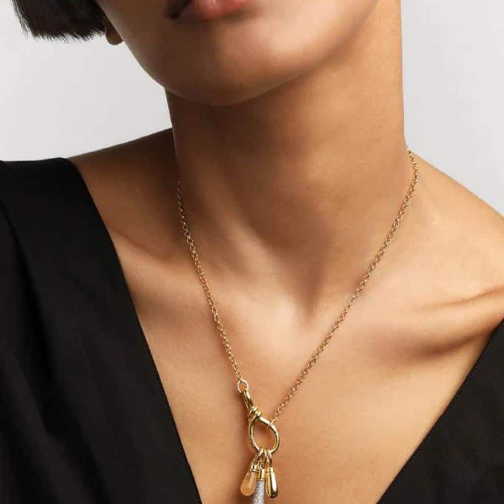 co01-792-u yellow aventurine drop pendant