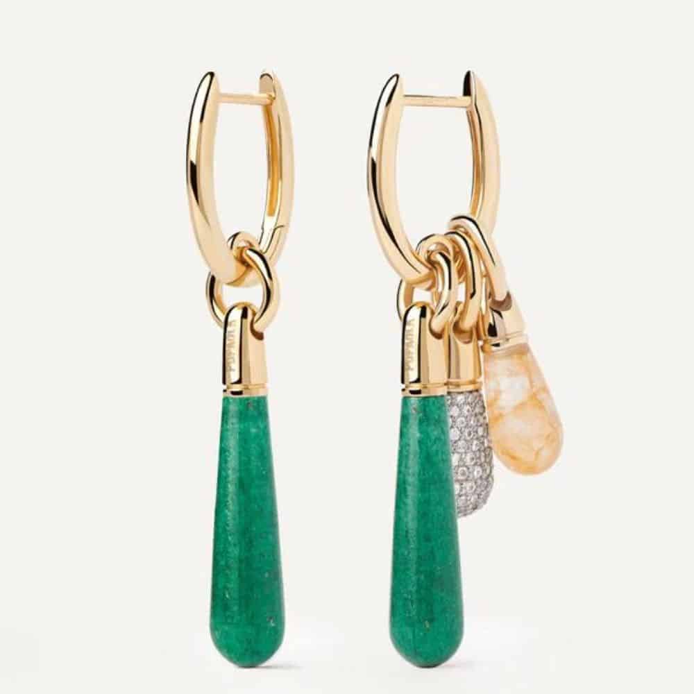 co01-792-u yellow aventurine drop pendant