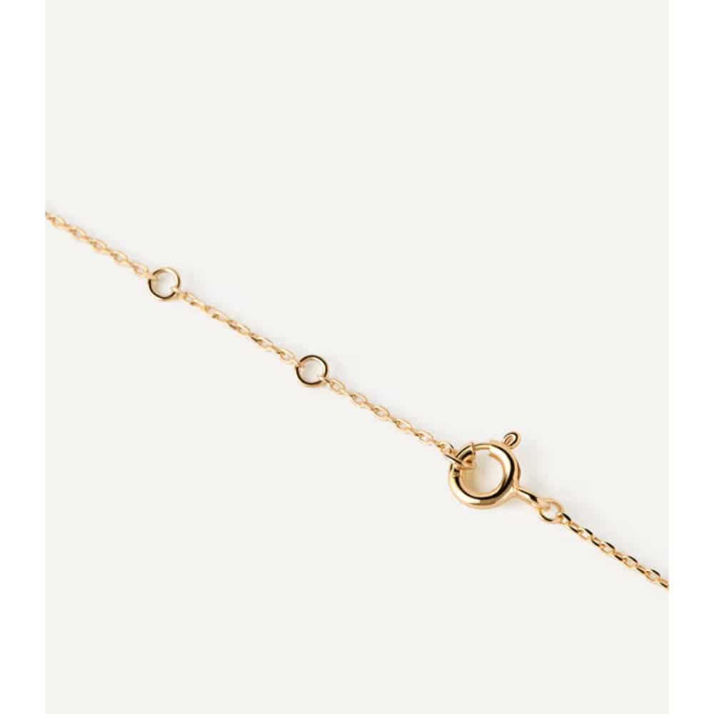 co01-842-u lily blue necklace in gold-plated silver
