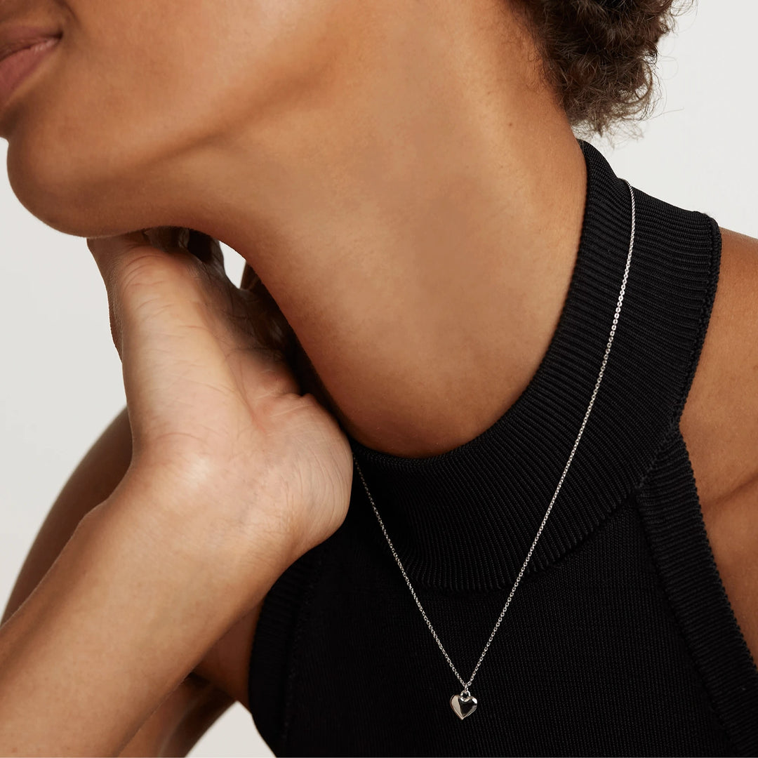 CO02-249-U PDP ENGRAVE ME L'ABSOLU NECKLACE SILVER