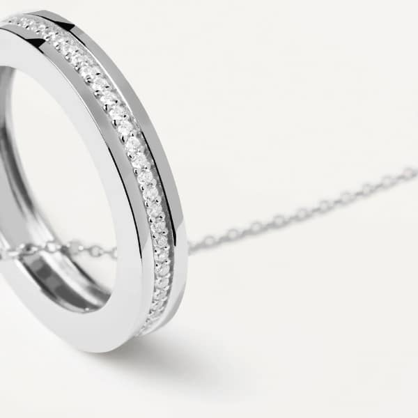 co02-437-u silver infinity necklace