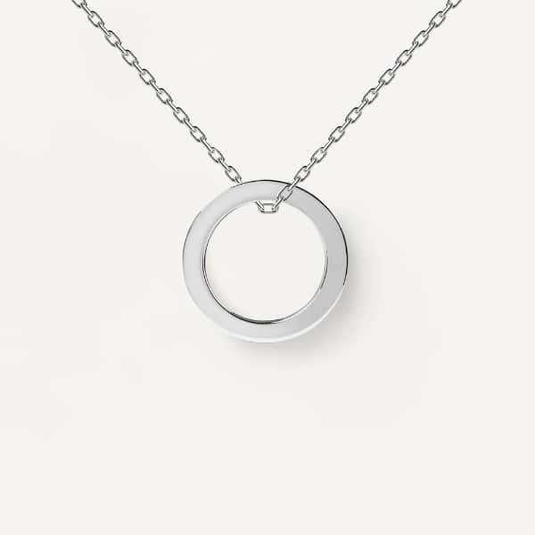 co02-437-u silver infinity necklace