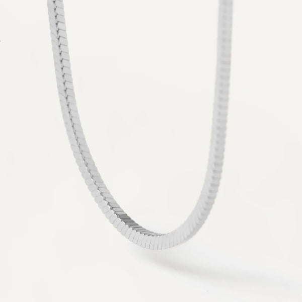 co02-446-u silver snake necklace