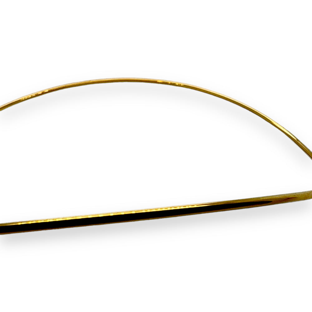 18kt gold nail-shaped choker