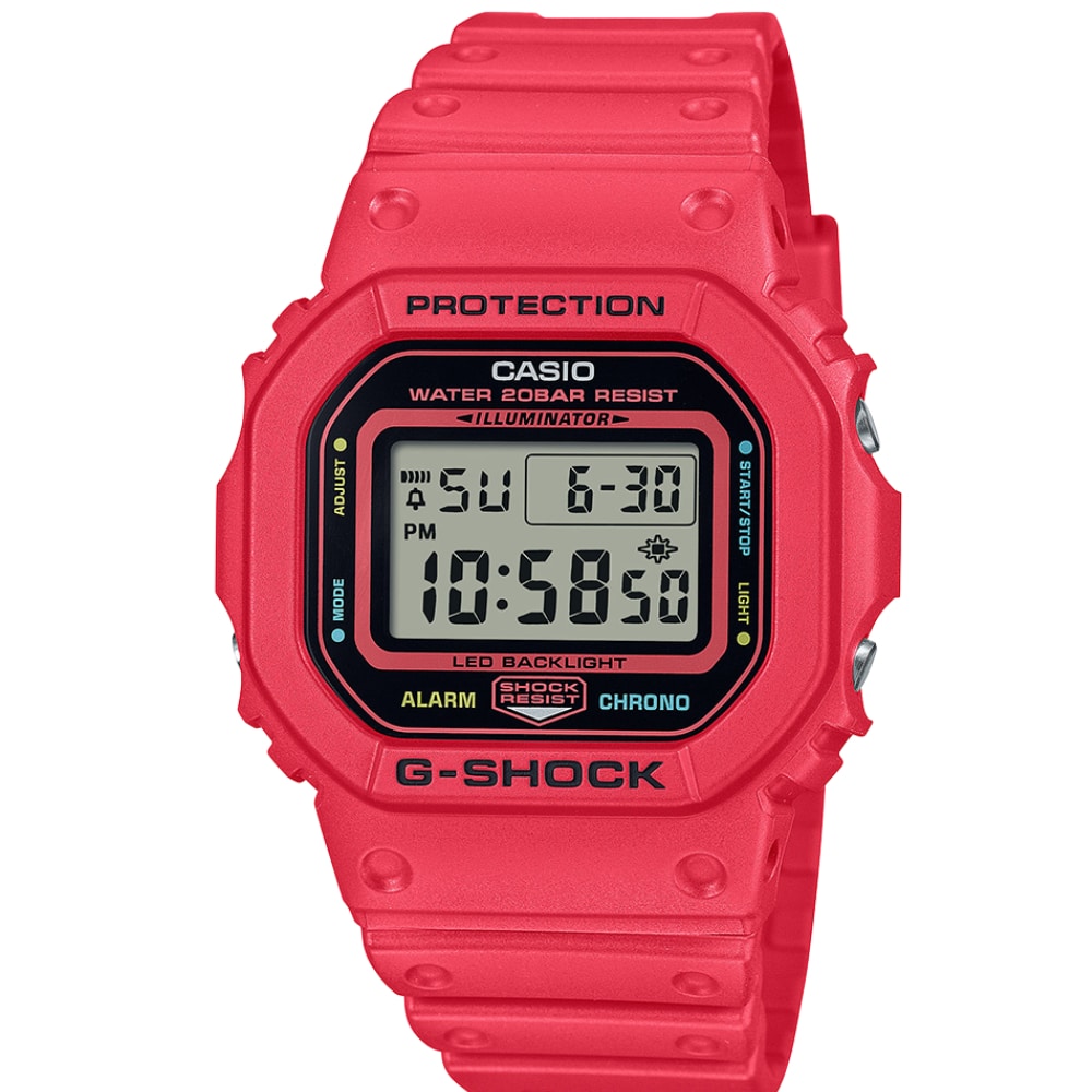g-shock digitale rosso