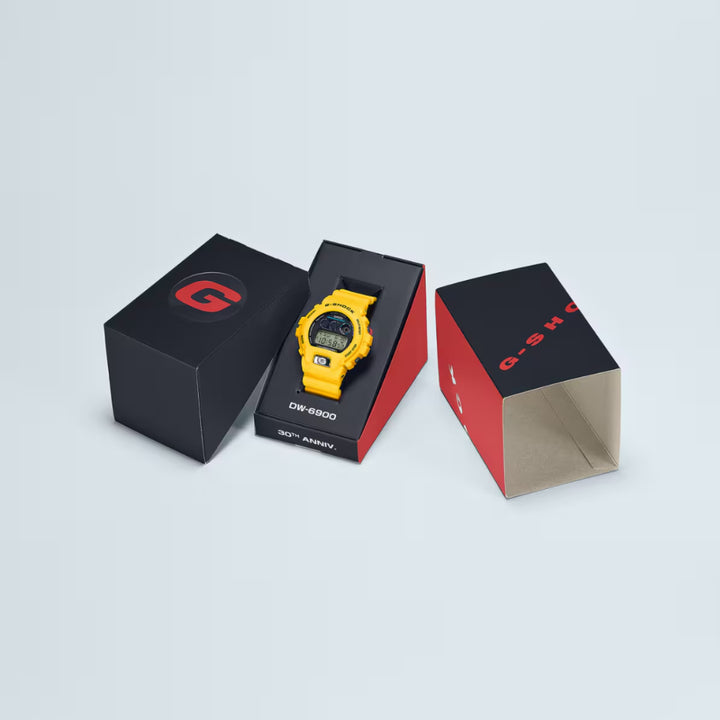 dw-6900tr-9er g-shock classi yellow watch