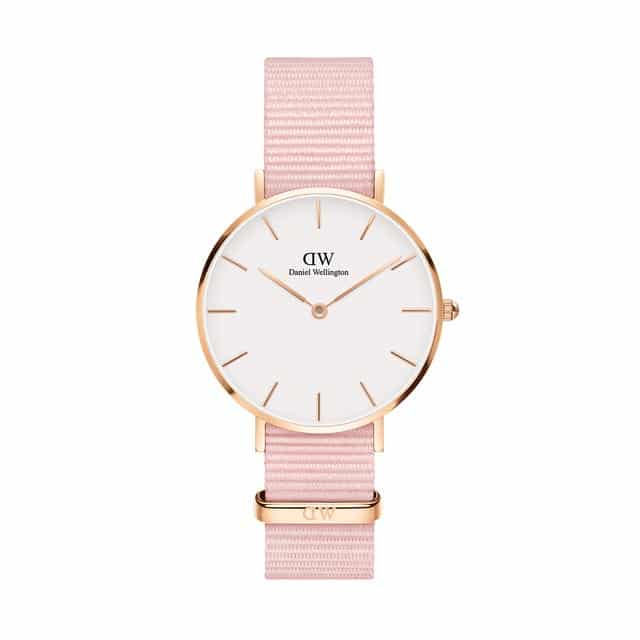 DW00100317 PETITE ROSE WATER ROSE GOLD 36MM