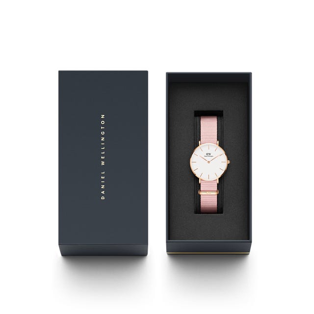 DW00100317 PETITE ROSE WATER ROSE GOLD 32MM