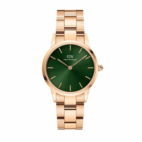 dw00100420 iconic e meraid rose gold 32mm