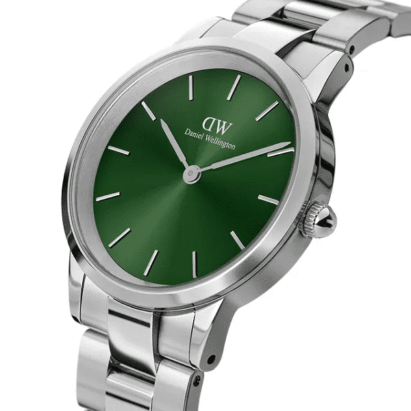 DW00100427 Iconic emerald silver 40mm