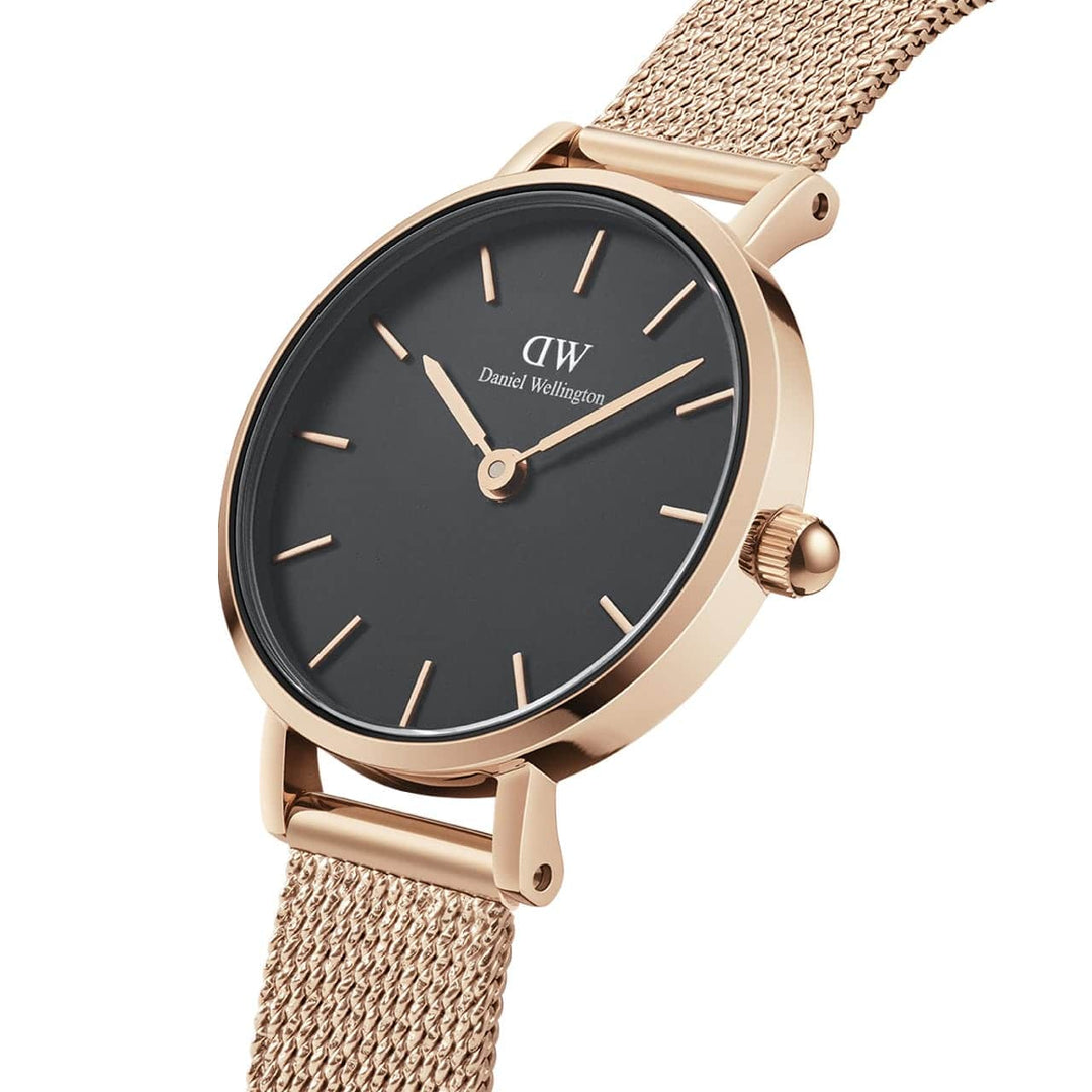 DW00100440 PETITE PRESSED MELROSE ROSE GOLD 24MM