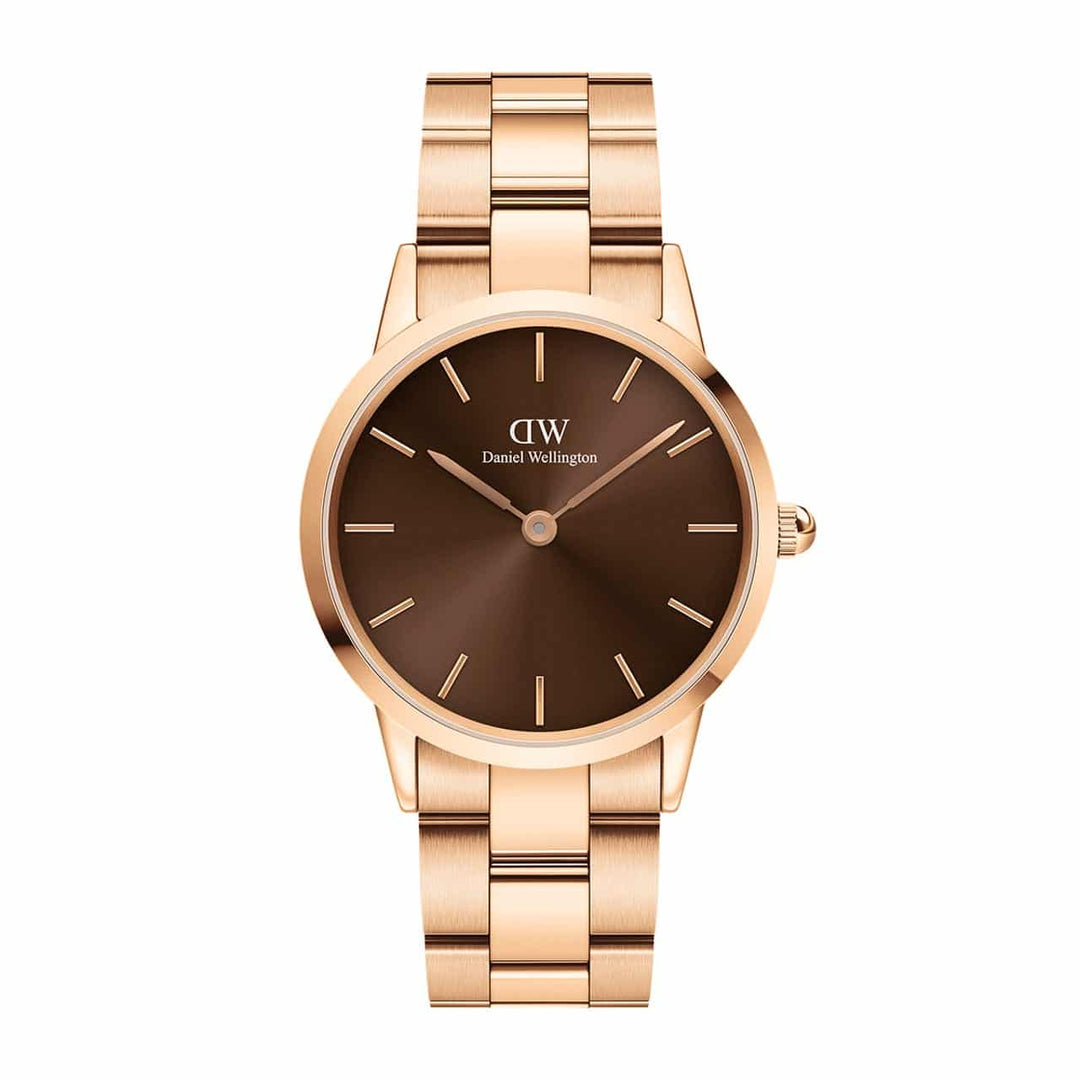 DW00100461 ICONIC AMBER ROSE GOLD 36MM