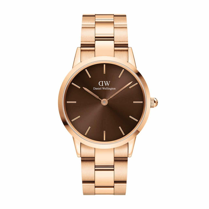 DW00100461 ICONIC AMBER ROSE GOLD 36MM