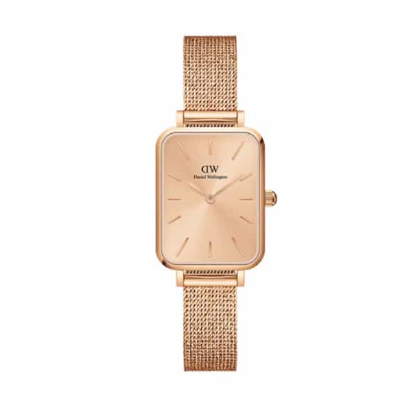 dw00100484 quadro unitone rose gold 20x26mm