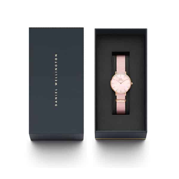 dw00100512 petite mother of pearl rose gold 28mm