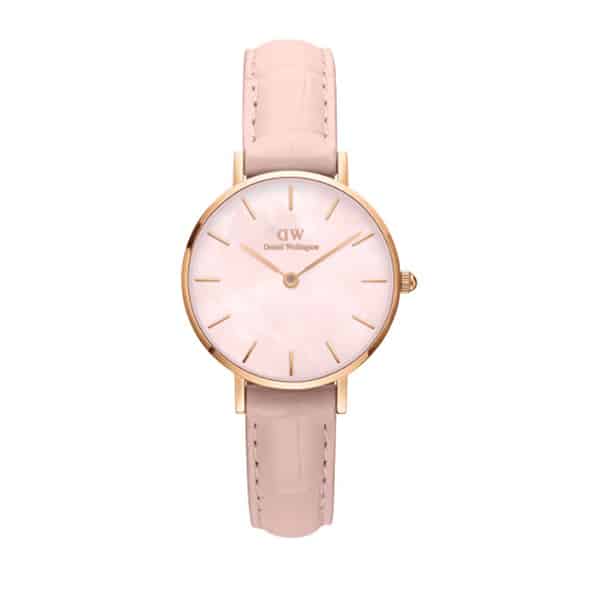 dw00100514 petite mother of pearl rose gold 32mm