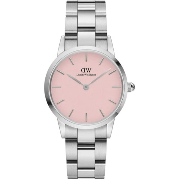 orologio donna quadrante rosa 28mm silver