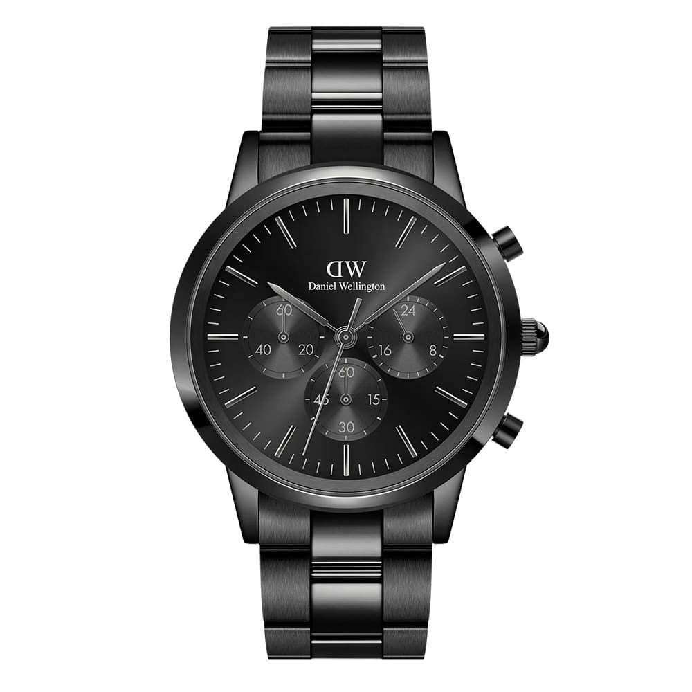 dw00100642 iconic chronograph 42mm black