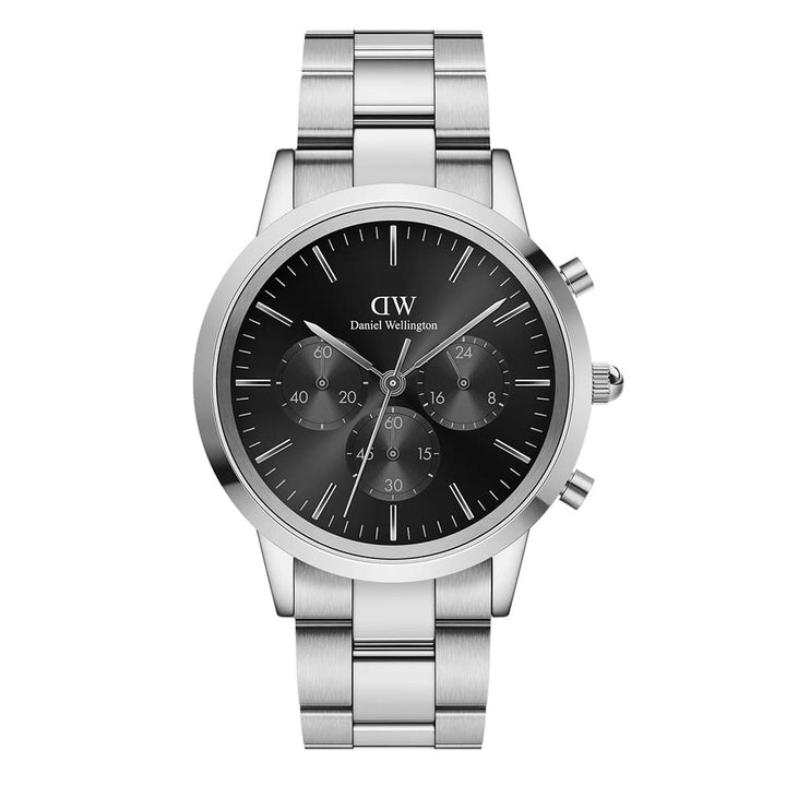 dw00100645 Dw iconic chronograph Link S Black Sunr