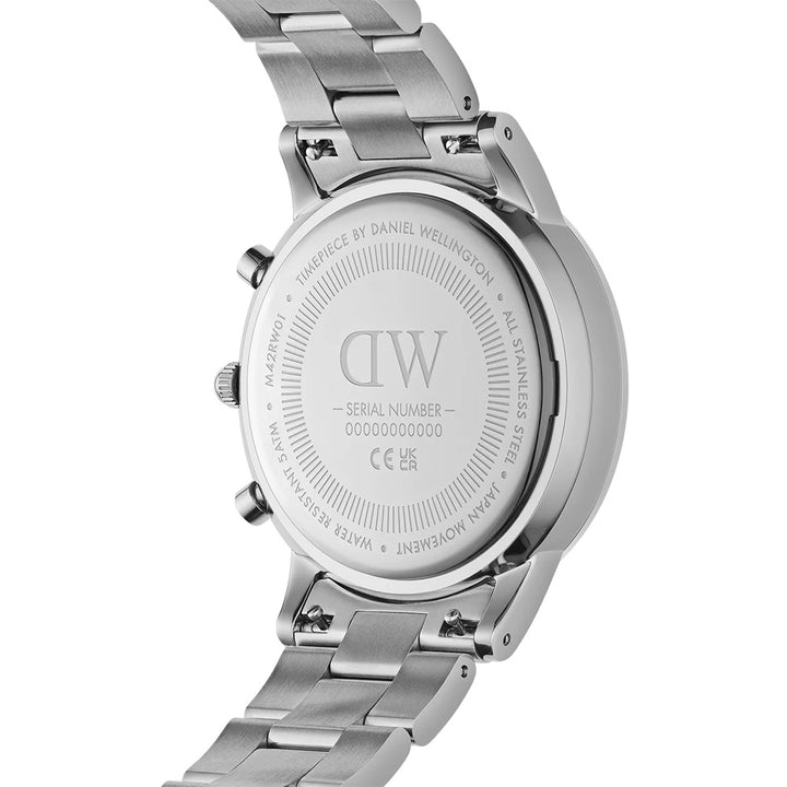 Dw iconic chronograph Link S Black Sunray