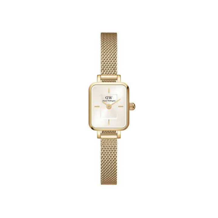 dw00100656 mini gold square clock