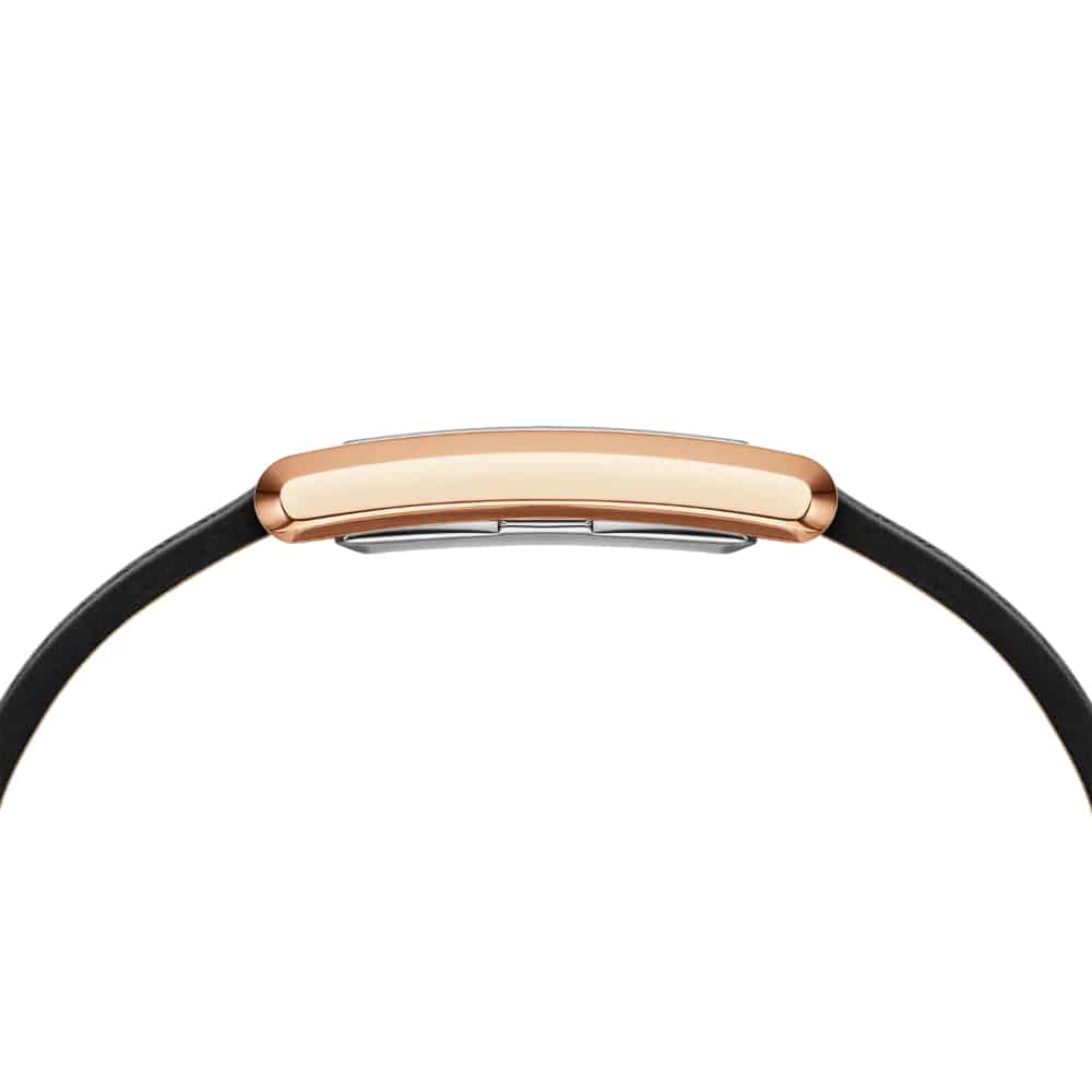 dw00100693 Bound Black Crocodile Rose Gold