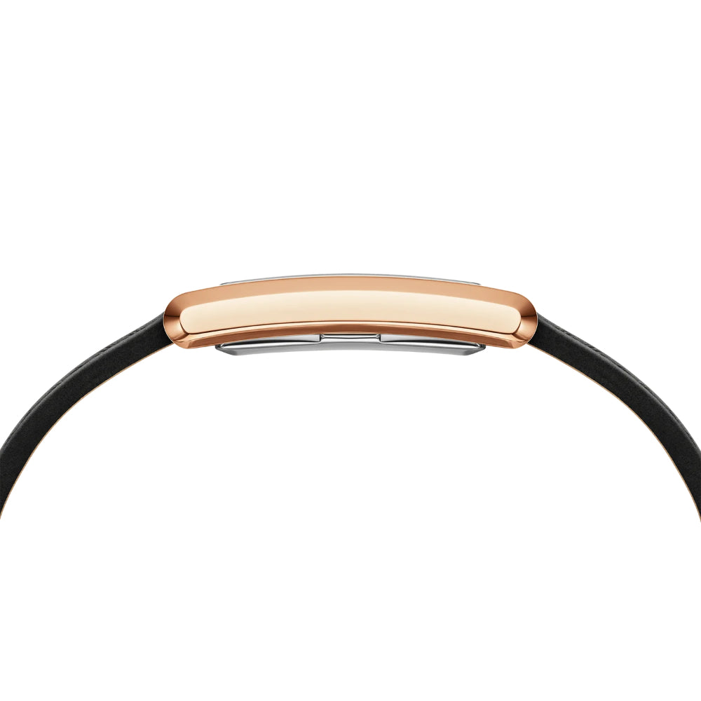 Bound Black Crocodile Rose Gold